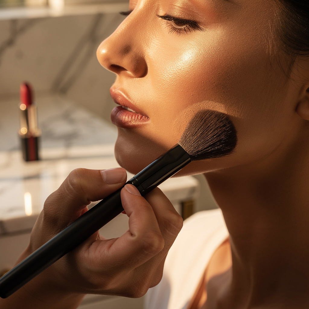 Contouring and Highlighting Makeup