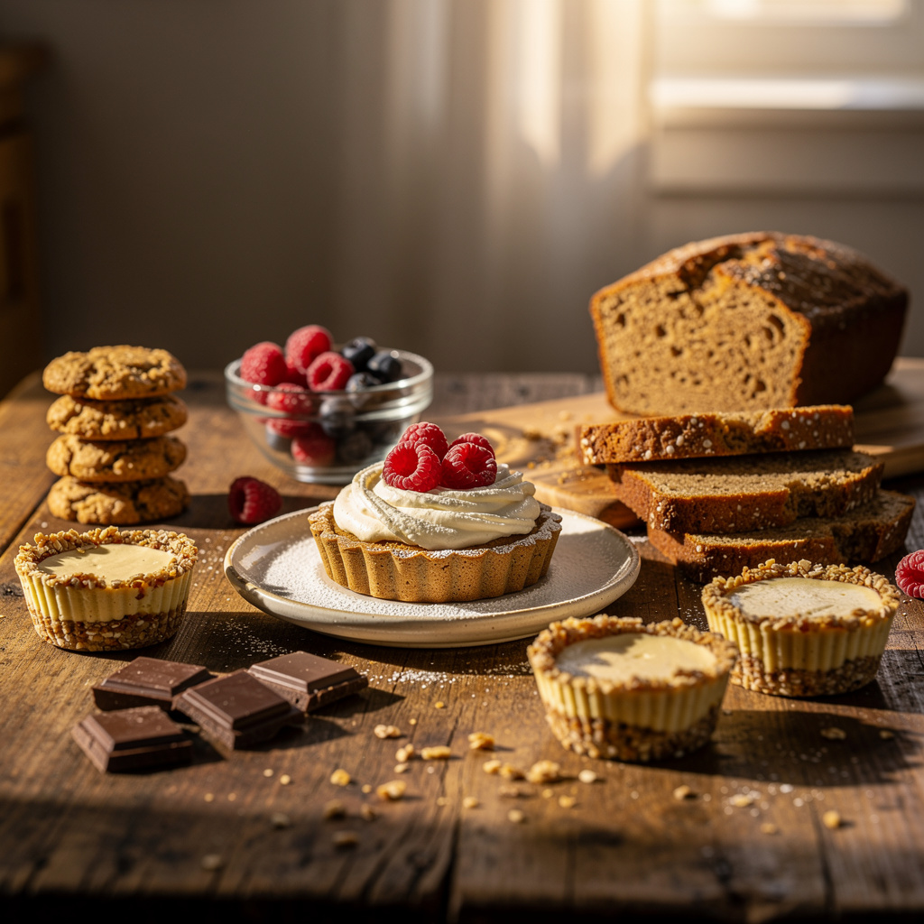 Low-Sugar Desserts and Baking