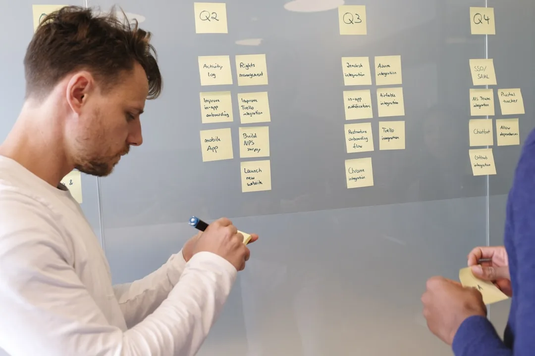agile team brainstorming