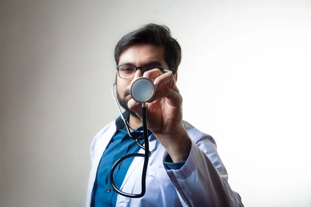 doctor working efficiently with digital health tools