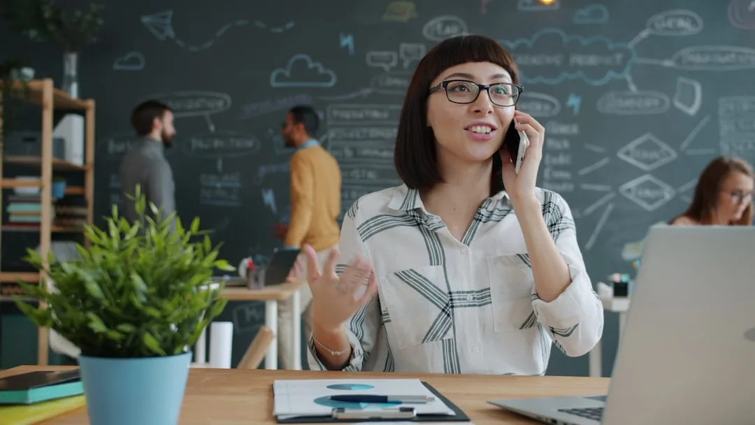 businesswoman planning strategy