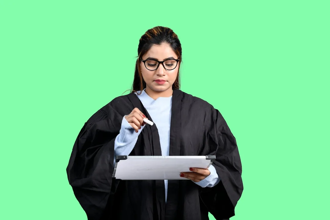 lawyer reviewing documents