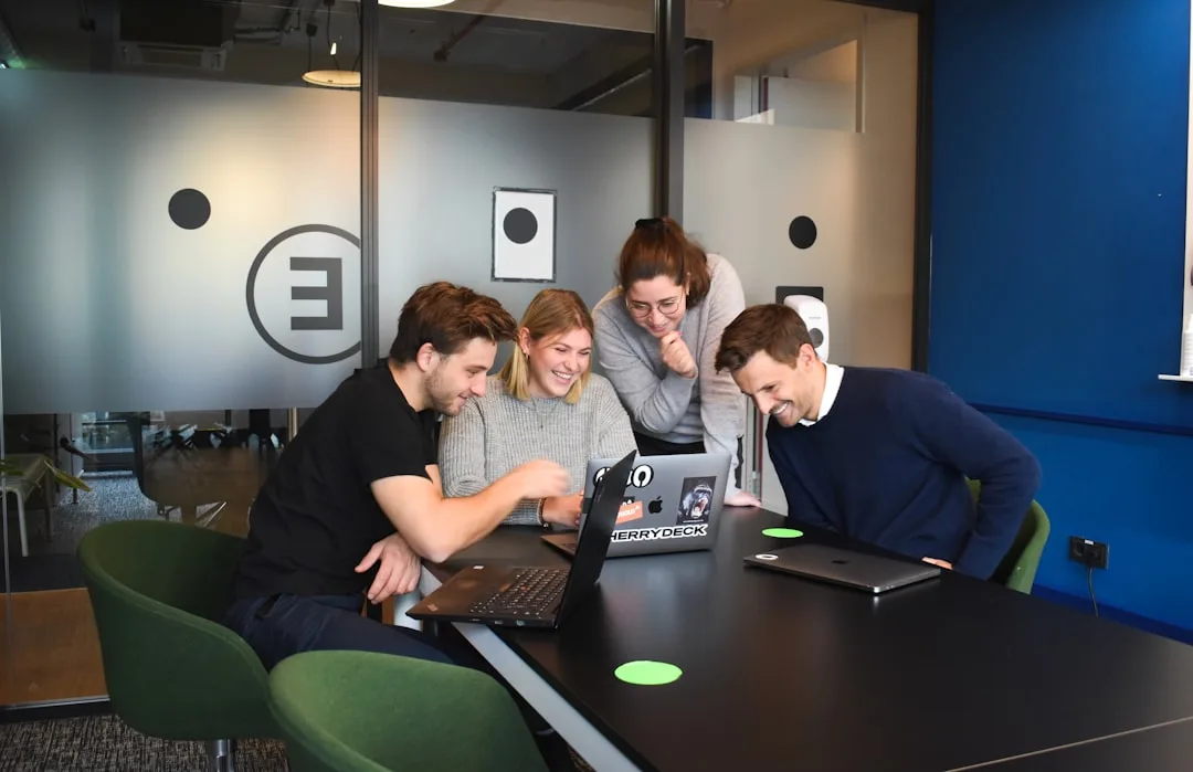 business team discussing goals