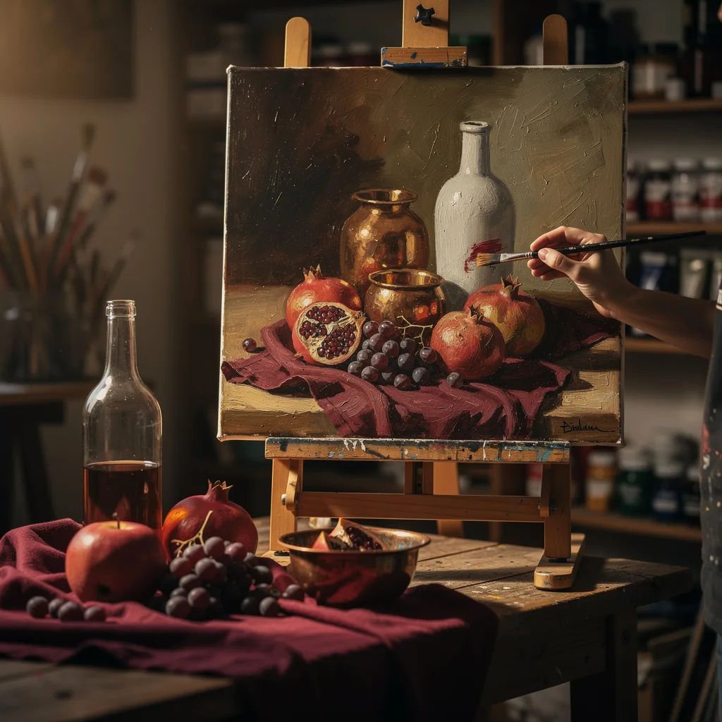 Alla Prima Still Life Oil Painting